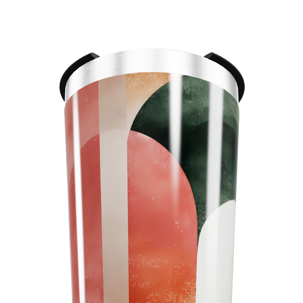 Copo Térmico - Design Abstrato Colorido