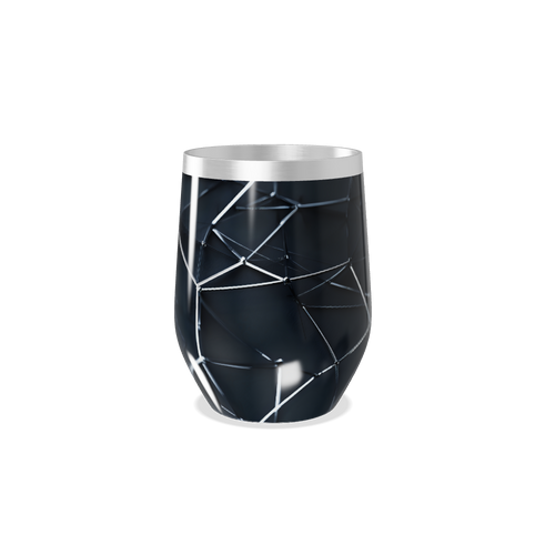 Copo Térmico Slim - Preto Geométrico Aço