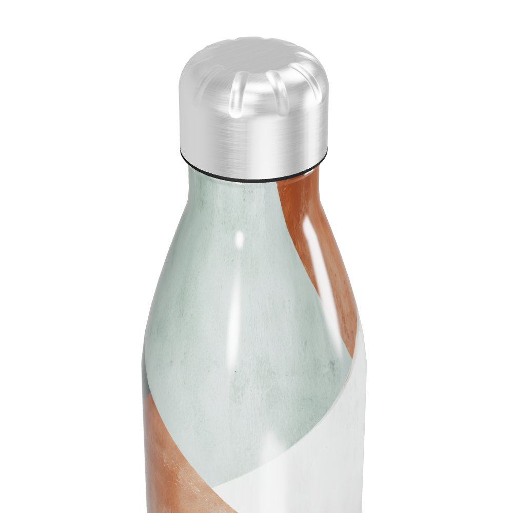 Garrafa Inox - Estampa Abstrata Colorida