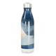 Garrafa Inox Azul - Com Estampa Ondulada