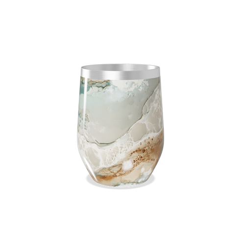 Copo Térmico Slim - Mármore Bege Aço Inox