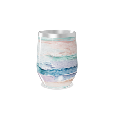 Copo Térmico Slim - Estampa Pastel Inox