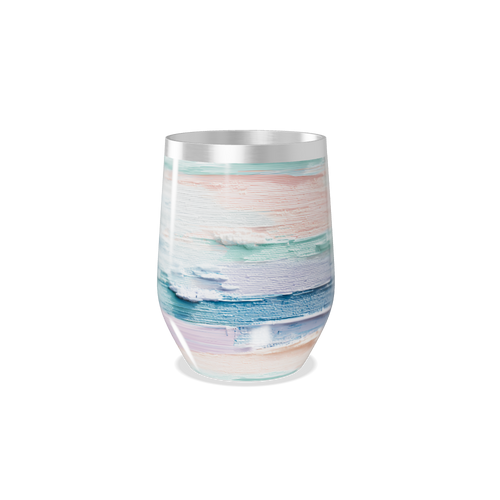 Copo Térmico Slim - Estampa Pastel Inox