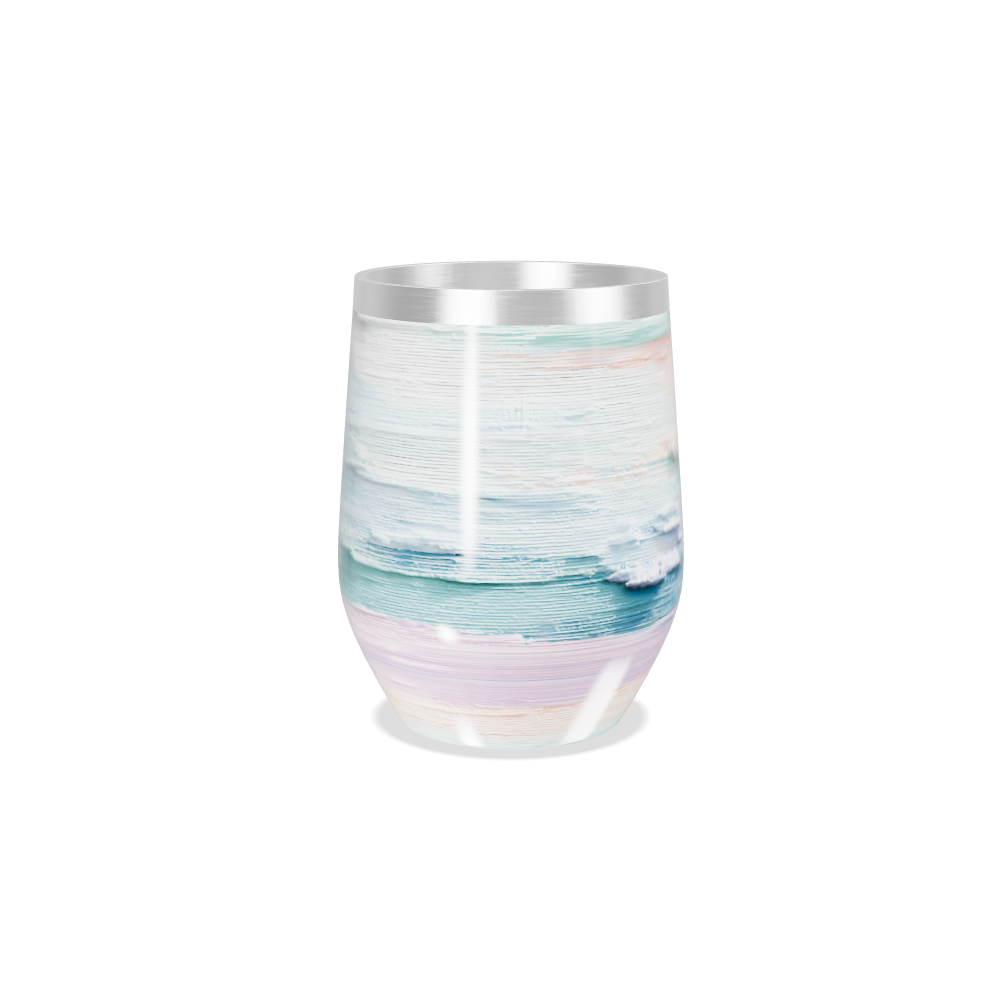 Copo Térmico Slim - Estampa Pastel Inox