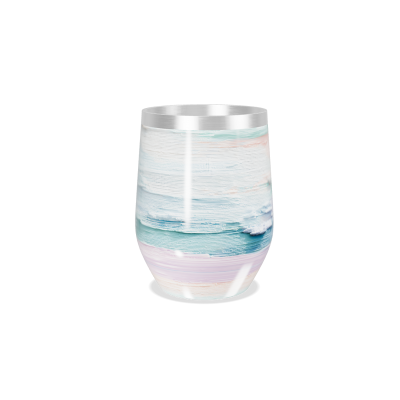 Copo Térmico Slim - Estampa Pastel Inox