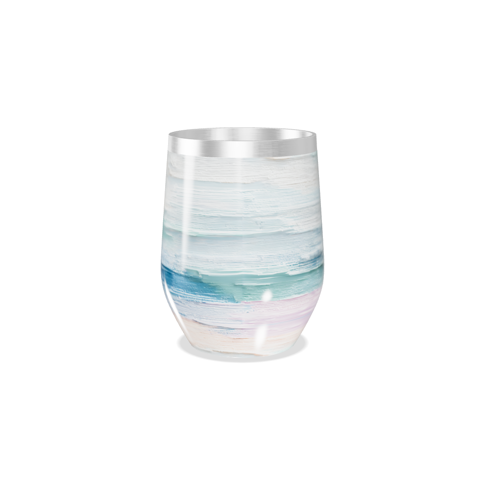 Copo Térmico Slim - Estampa Pastel Inox