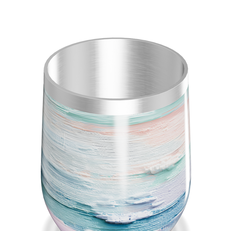 Copo Térmico Slim - Estampa Pastel Inox