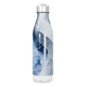 Garrafa Inox - Azul com Estampa Abstrata