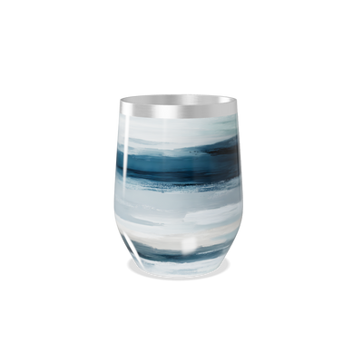Copo Térmico Slim - Azul com Listras