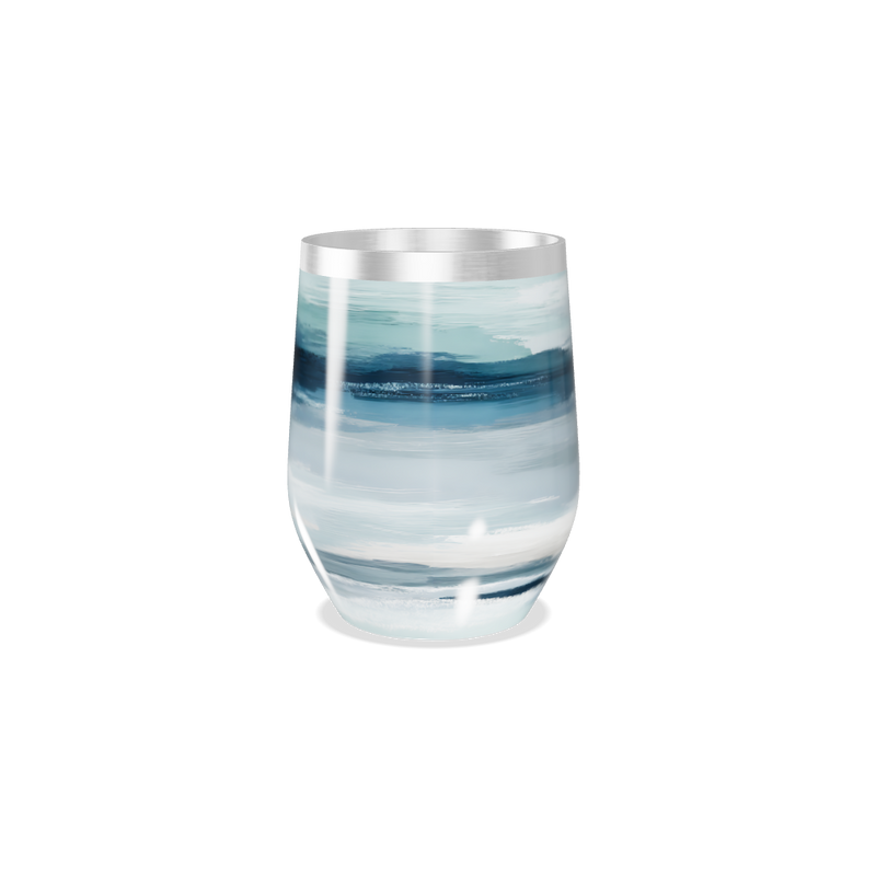 Copo Térmico Slim - Azul com Listras