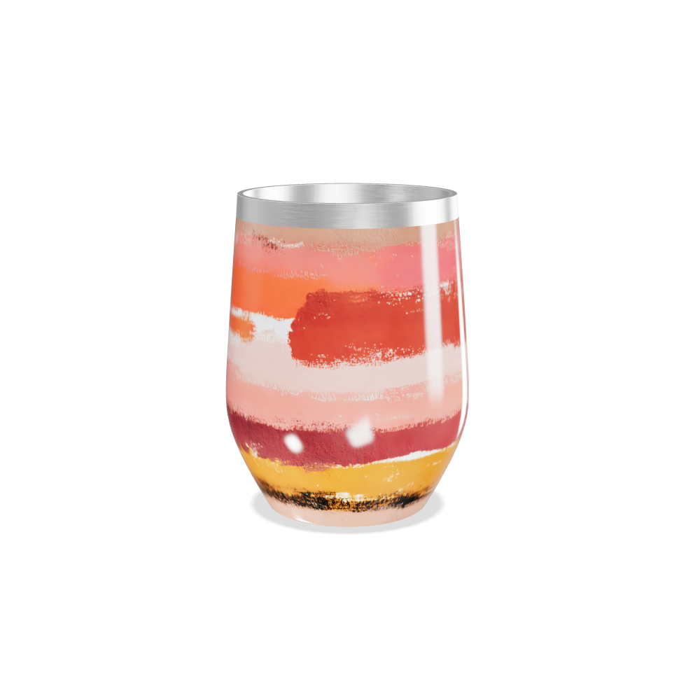 Copo Térmico Slim - Colorido com Listras