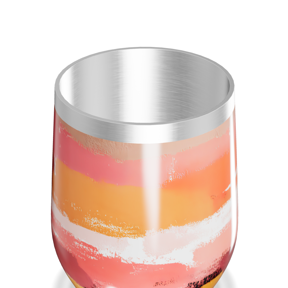 Copo Térmico Slim - Colorido com Listras