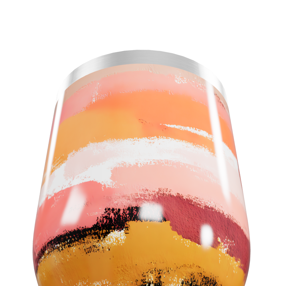 Copo Térmico Slim - Colorido com Listras