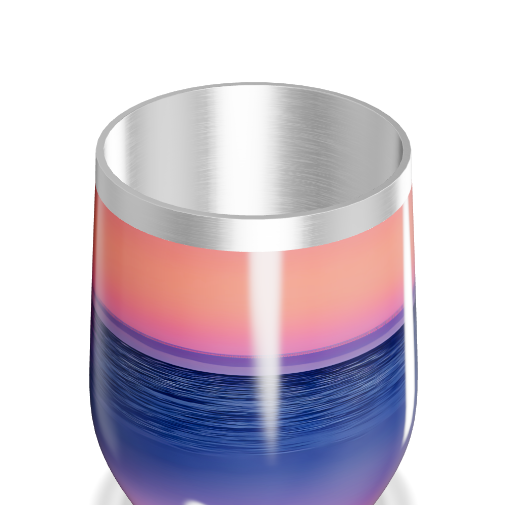 Copo Térmico Slim - Degradê Oceano