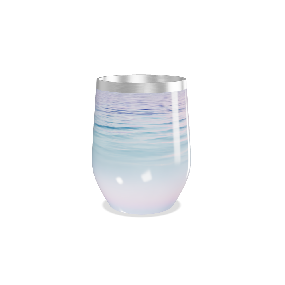 Copo Térmico Slim - Degradê Azul Inox