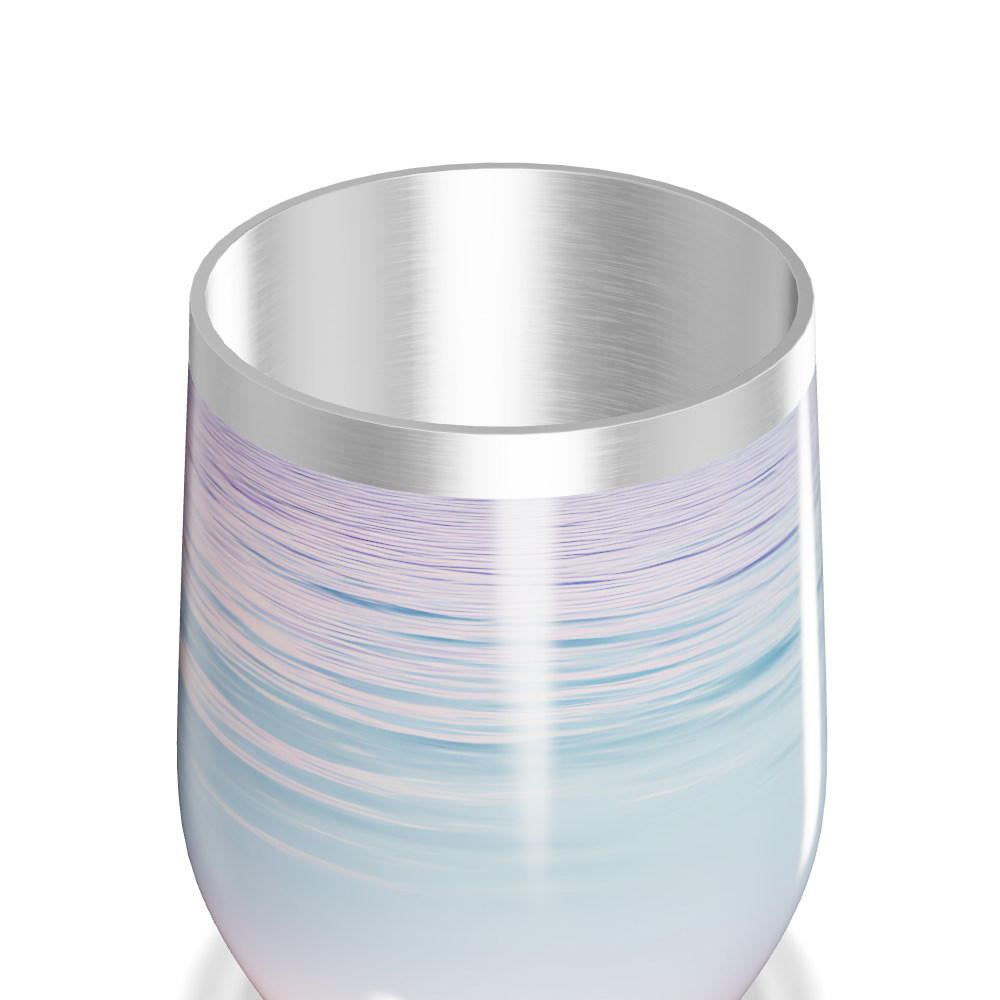 Copo Térmico Slim - Degradê Azul Inox