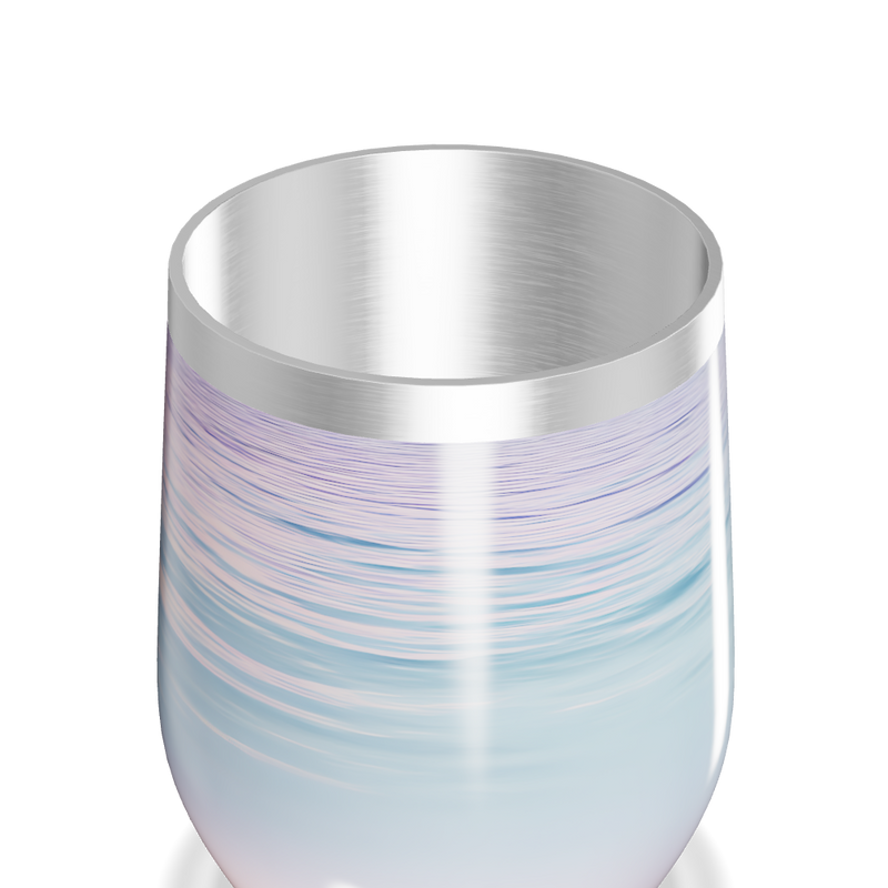 Copo Térmico Slim - Degradê Azul Inox