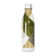 Garrafa Inox - Verde e Dourado Geométrico