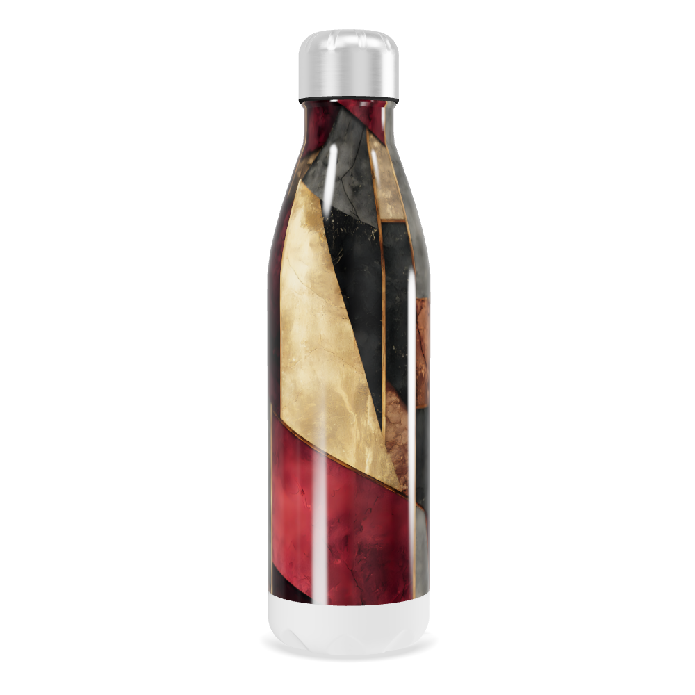 Garrafa Inox Estampada Geométrica Colorida