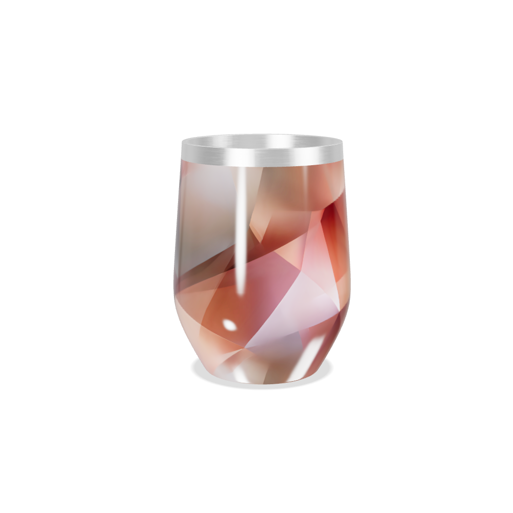 Copo Térmico Slim - Geométrico Multicolorido Inox