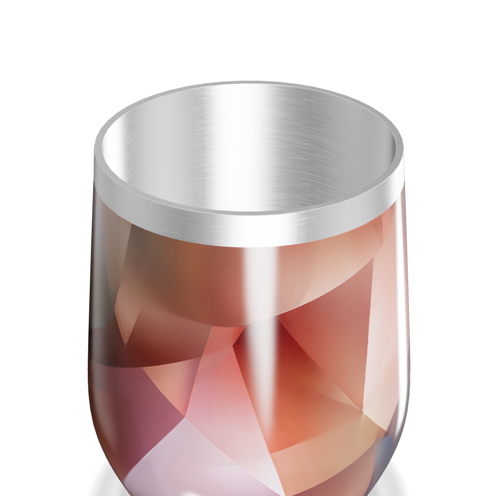 Copo Térmico Slim - Geométrico Multicolorido Inox