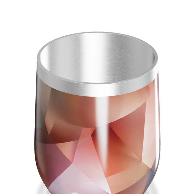 Copo Térmico Slim - Geométrico Multicolorido Inox