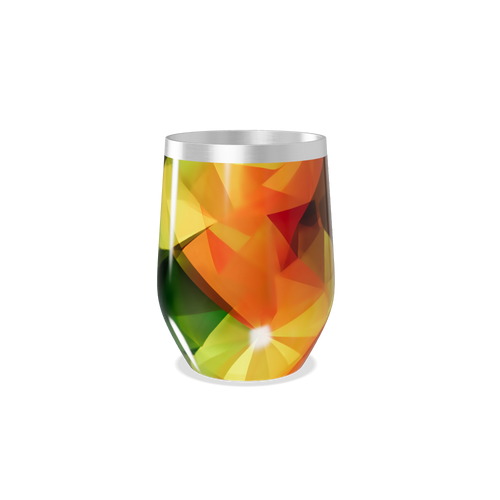 Copo Térmico Slim - Colorido Geométrico Inox