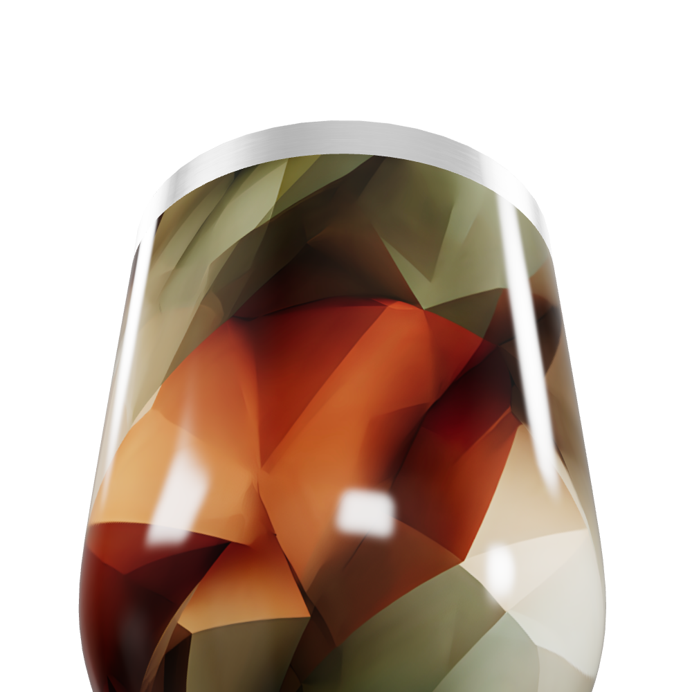 Copo Térmico Slim - Estampa Abstrata Colorida