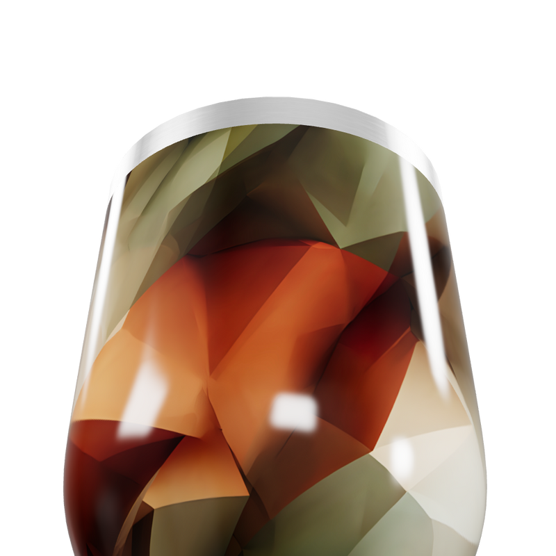 Copo Térmico Slim - Estampa Abstrata Colorida