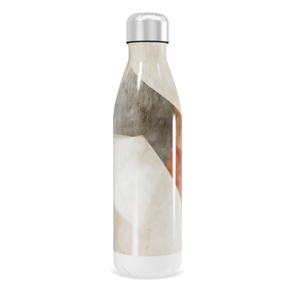 Garrafa Inox - Estampa Abstrata Multicolorida