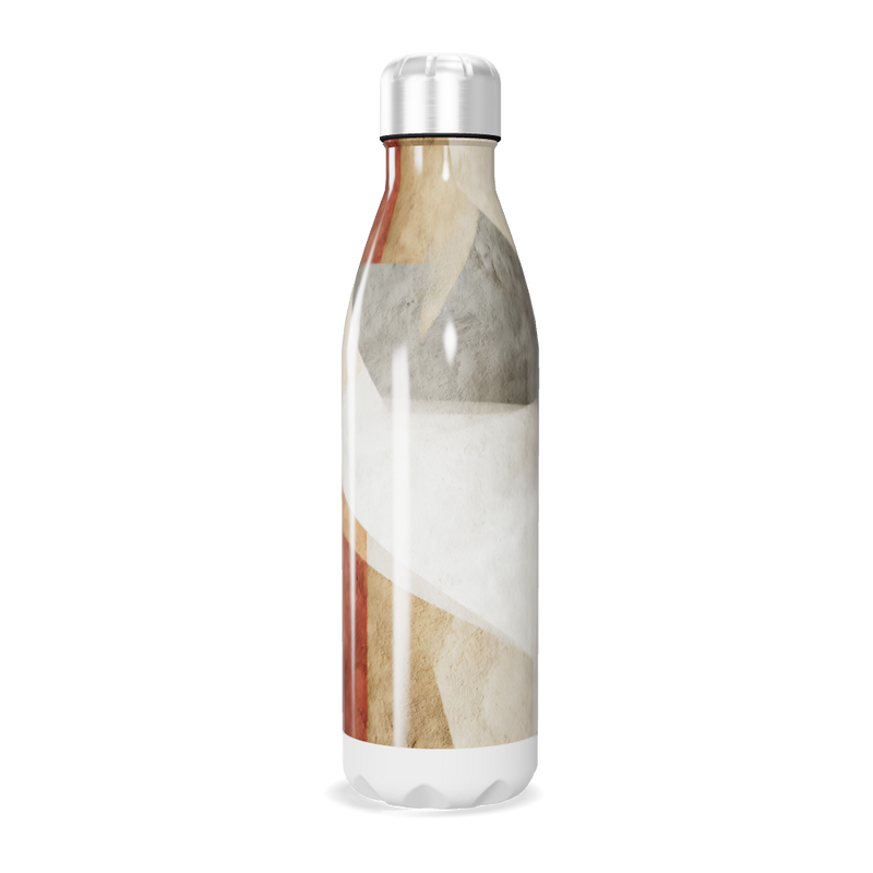 Garrafa Inox - Estampa Abstrata Multicolorida