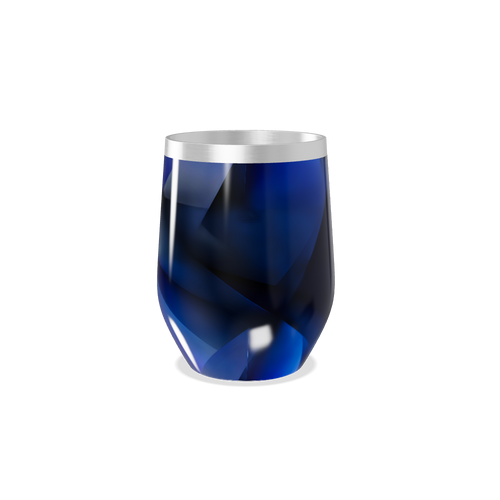 Copo Térmico Slim - Azul Geométrico Inox