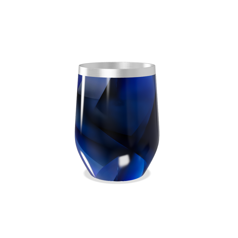 Copo Térmico Slim - Azul Geométrico Inox