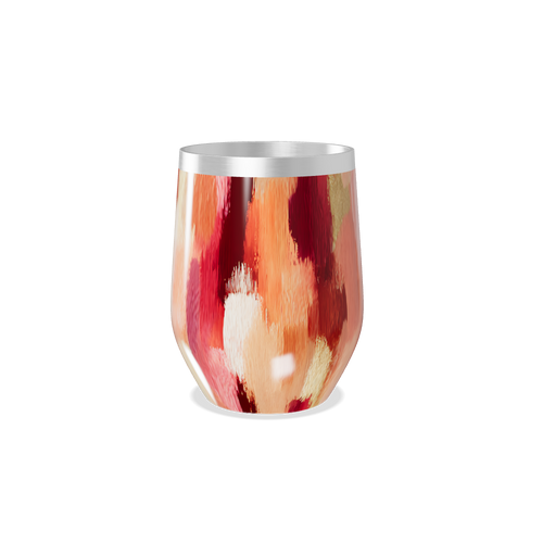 Copo Térmico Slim - Estampa Abstrata Colorida