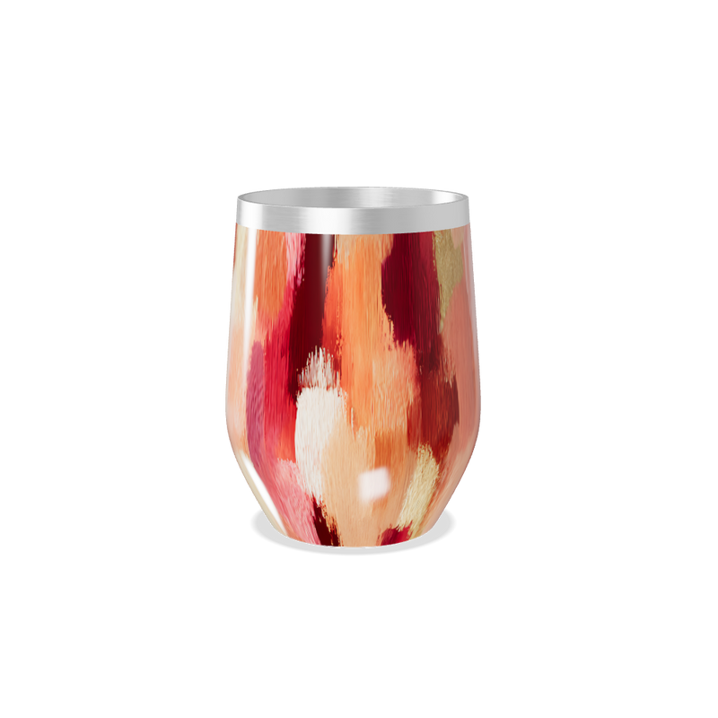 Copo Térmico Slim - Estampa Abstrata Colorida