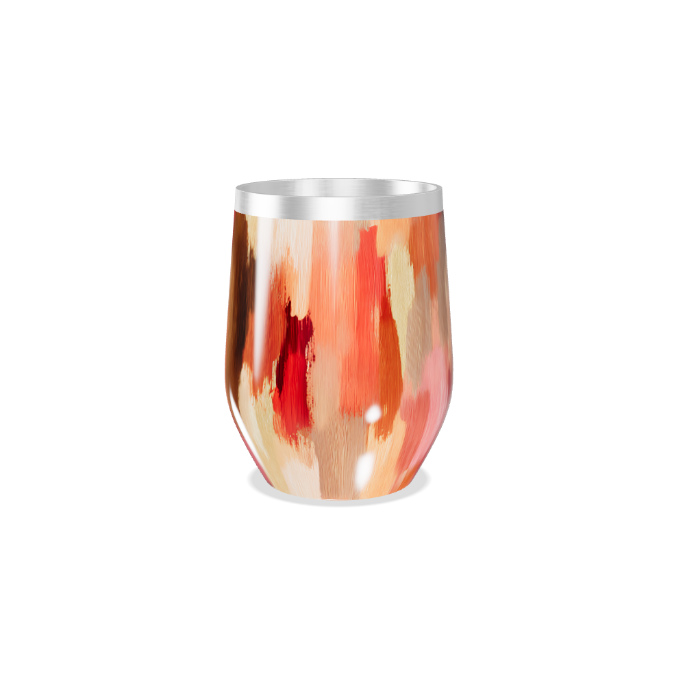 Copo Térmico Slim - Estampa Abstrata Colorida