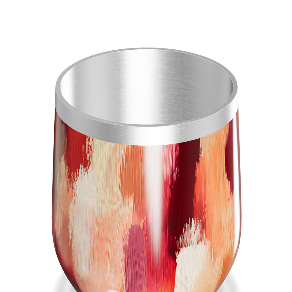 Copo Térmico Slim - Estampa Abstrata Colorida