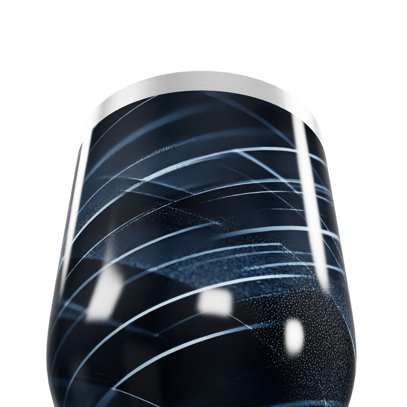 Copo Térmico Slim - Preto com Listras