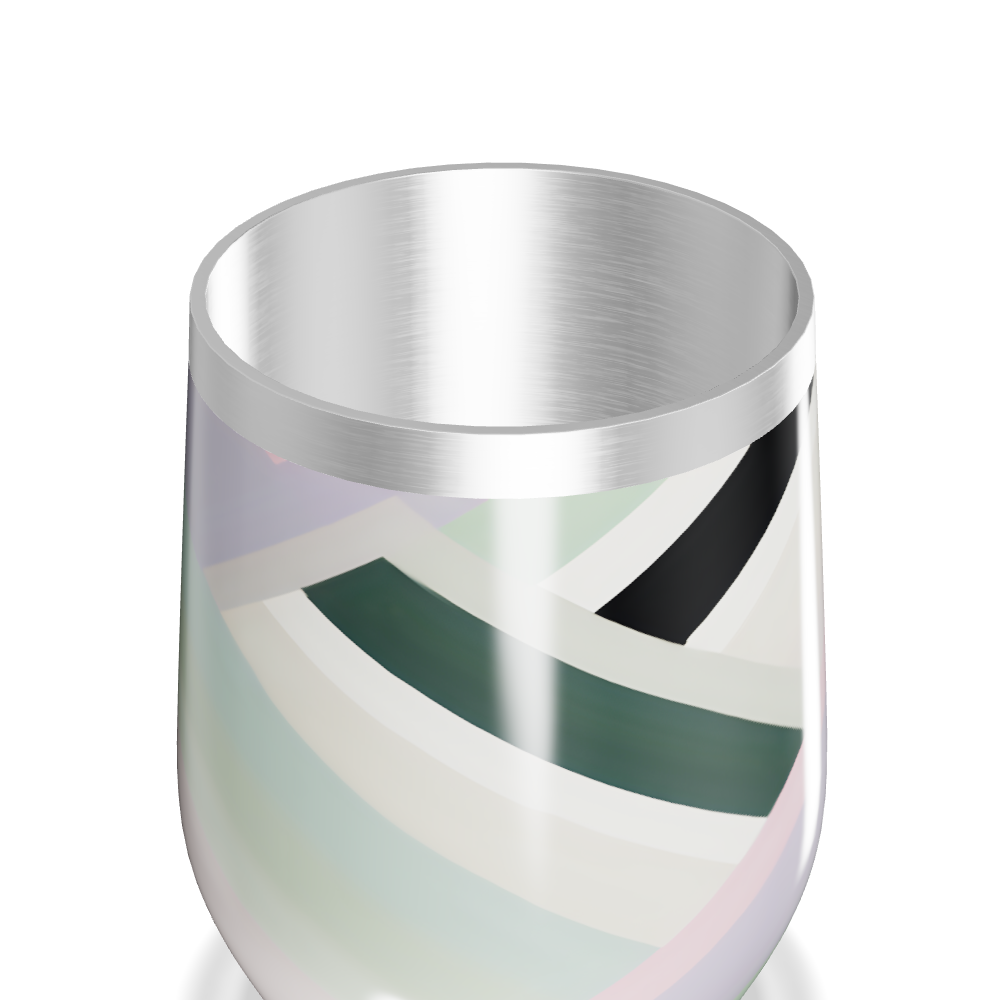 Copo Térmico Slim - Listras Multicoloridas