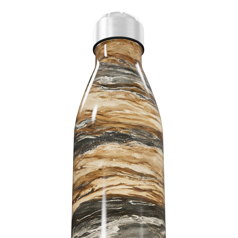 Garrafa Inox - Estampa Mármore
