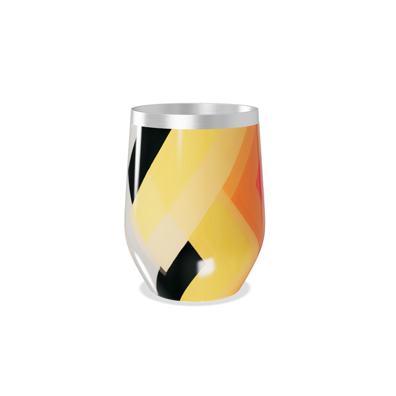 Copo Térmico Slim - Estampa Abstrata Colorida