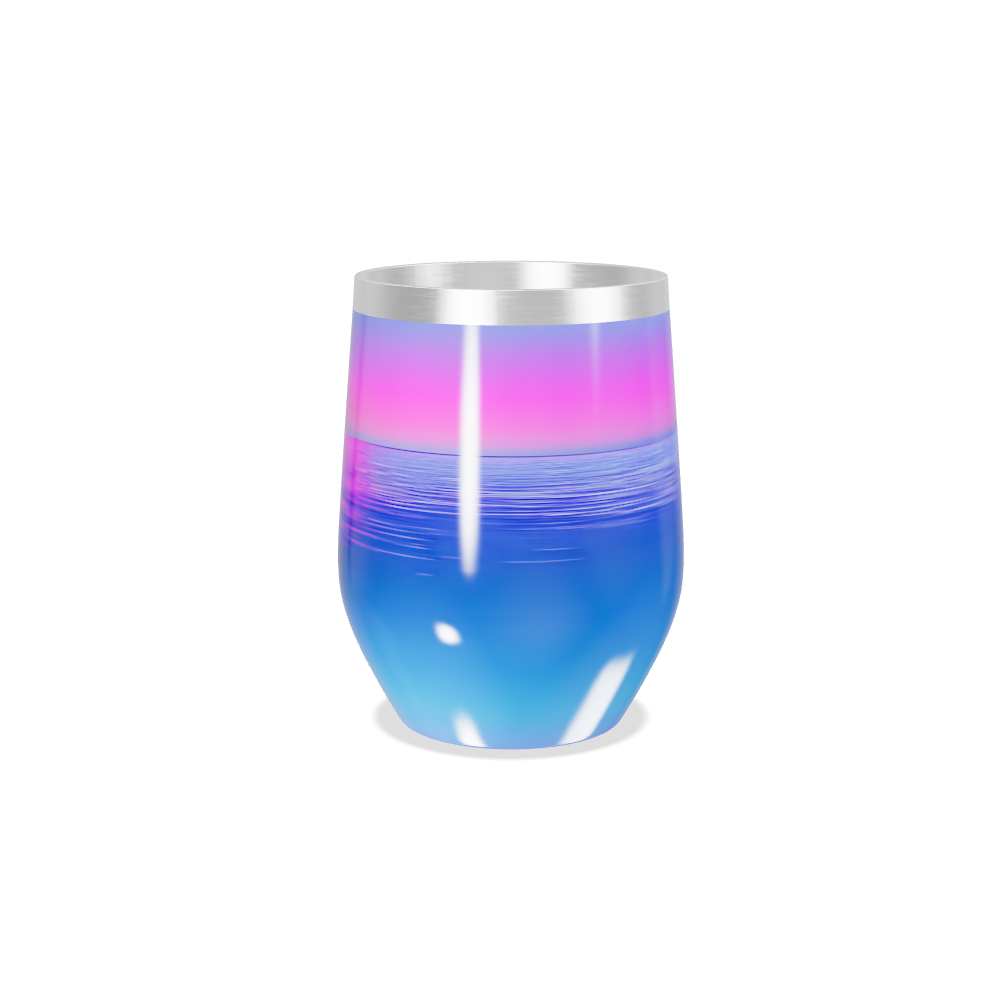 Copo Térmico Slim - Gradiente Azul Rosa