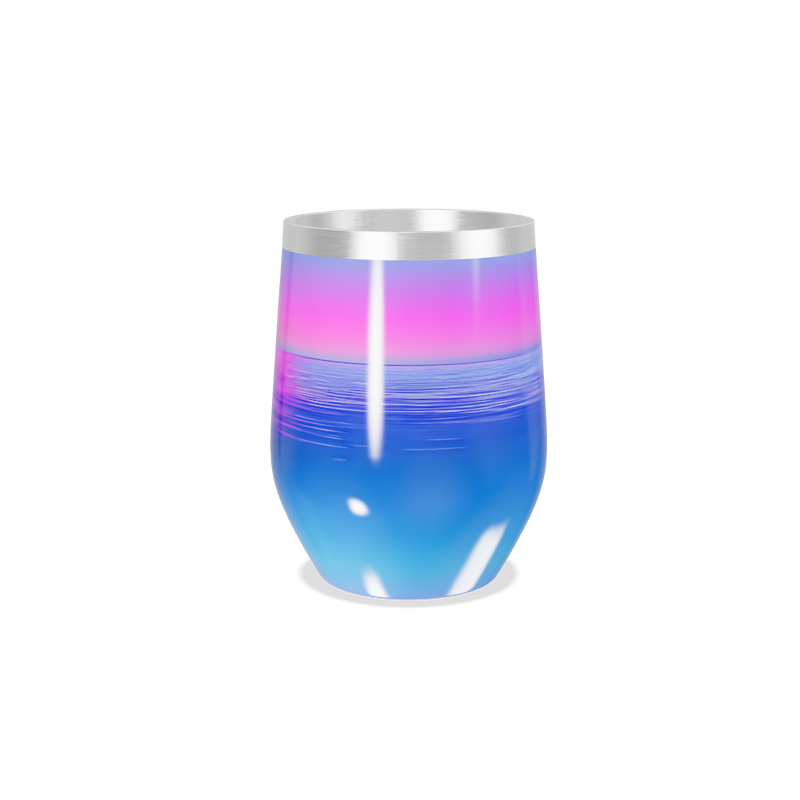 Copo Térmico Slim - Gradiente Azul Rosa