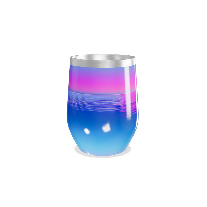 Copo Térmico Slim - Gradiente Azul Rosa