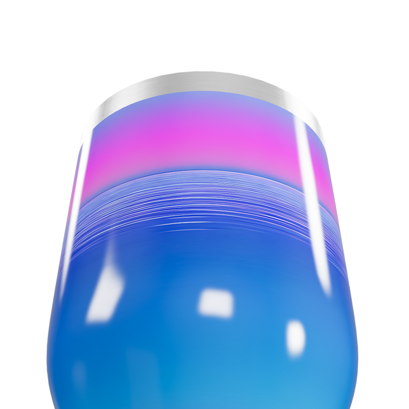 Copo Térmico Slim - Gradiente Azul Rosa