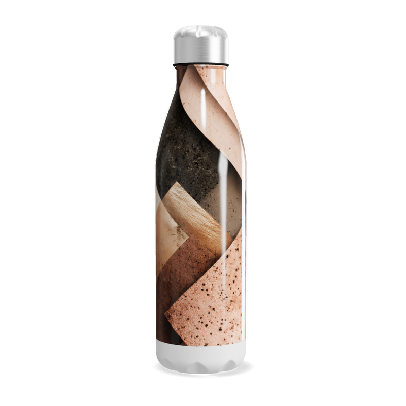 Garrafa Inox Estampada - Tons Terrosos