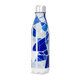 Garrafa Inox Azul - Estampa Geométrica