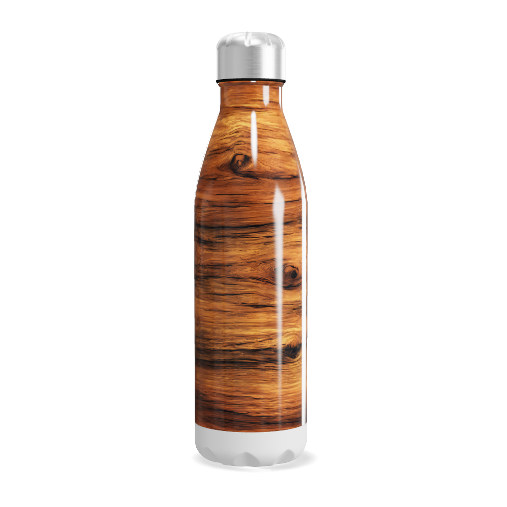 Garrafa Inox Madeira 500ml