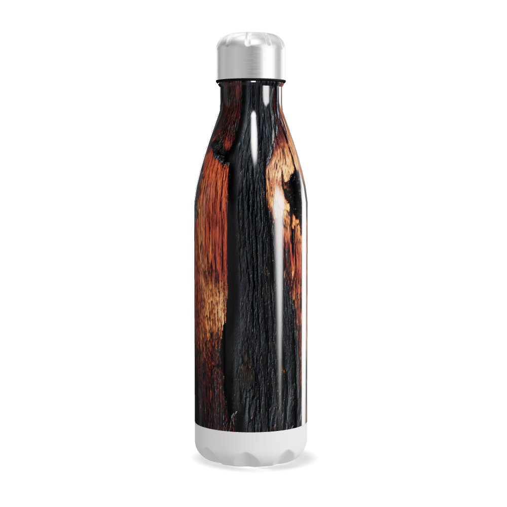 Garrafa Inox - Estampa Madeira 500ml
