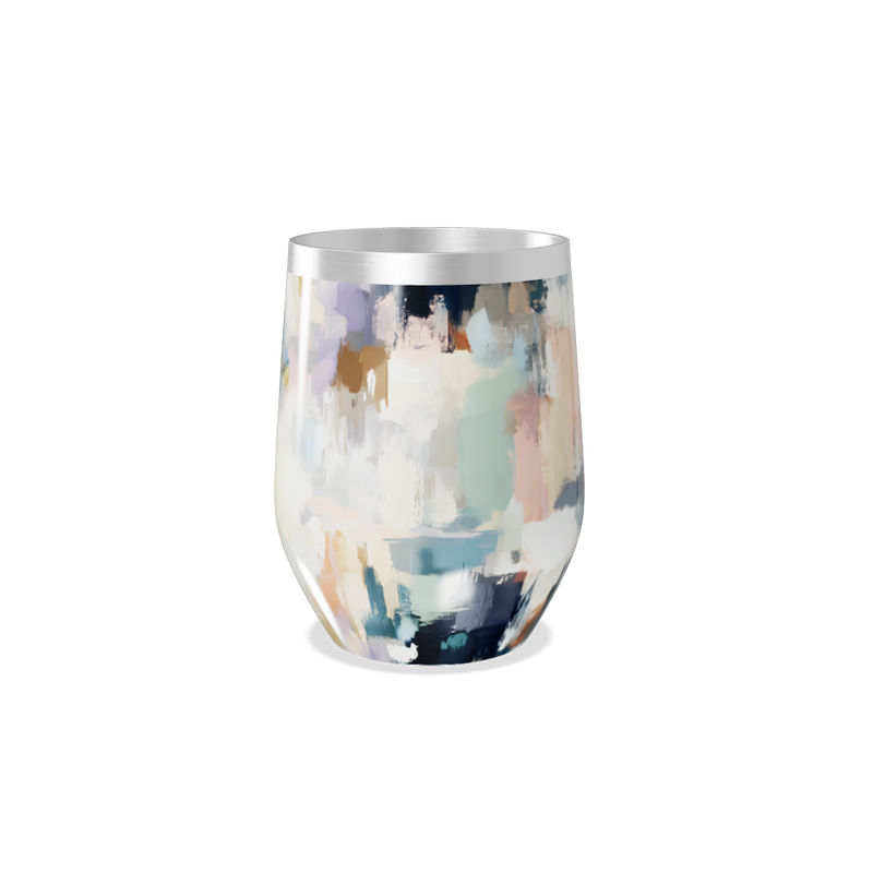 Copo Térmico Slim - Estampa Abstrata Aço Inox